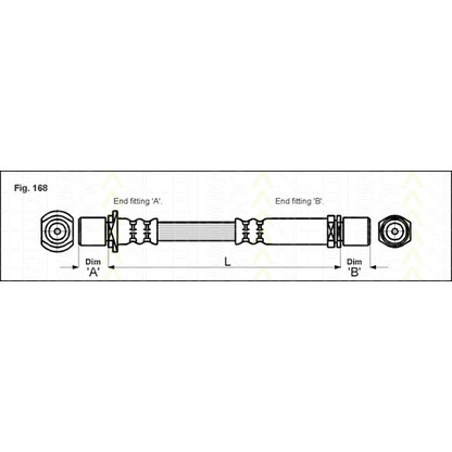 Photo Brake Hose TRISCAN 815013111