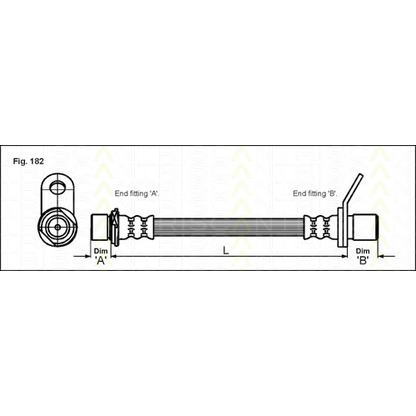 Photo Flexible de frein TRISCAN 815013222