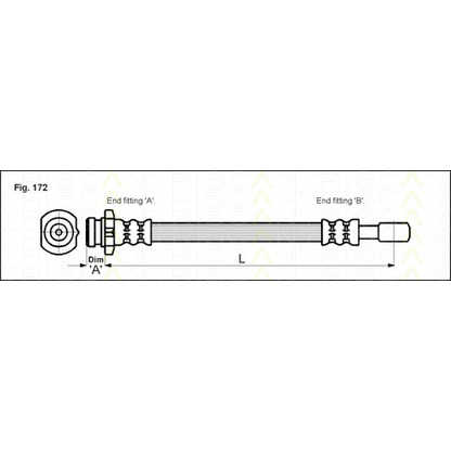 Photo Brake Hose TRISCAN 815014231