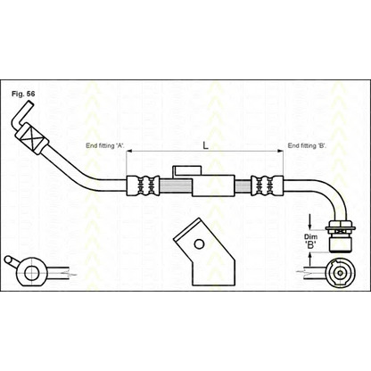 Photo Brake Hose TRISCAN 815016113