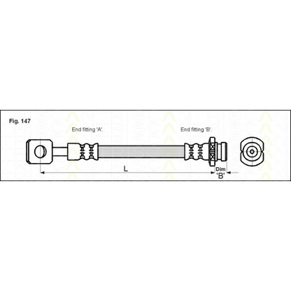 Photo Flexible de frein TRISCAN 815021101