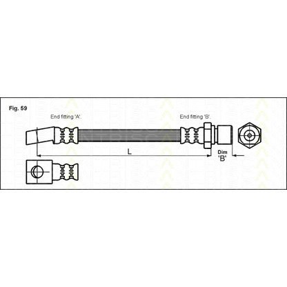 Photo Flexible de frein TRISCAN 815024120