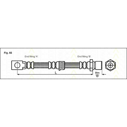 Photo Brake Hose TRISCAN 815024128