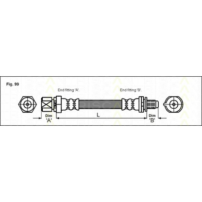 Photo Brake Hose TRISCAN 815024212