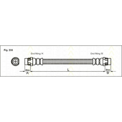 Photo Brake Hose TRISCAN 815025210