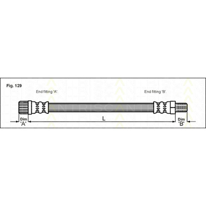 Photo Brake Hose TRISCAN 815028212