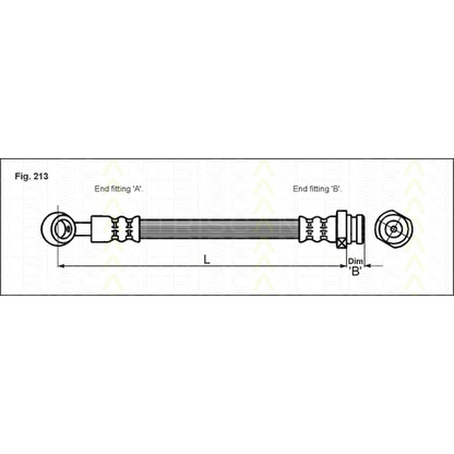 Photo Flexible de frein TRISCAN 815043115