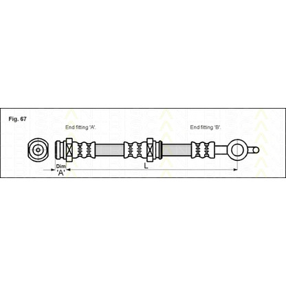 Photo Flexible de frein TRISCAN 815050105