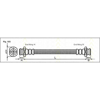 Photo Flexible de frein TRISCAN 815069203