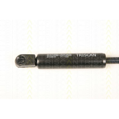 Zdjęcie Sprężyna gazowa, pokrywa komory silnika TRISCAN 871028105