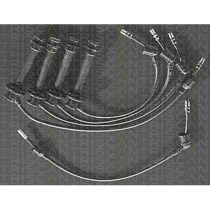 Zdjęcie Zestaw przewodów zapłonowych TRISCAN 88607188