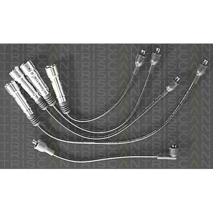 Zdjęcie Zestaw przewodów zapłonowych TRISCAN 88607242