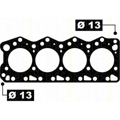 Photo Gasket, cylinder head TRISCAN 5012501