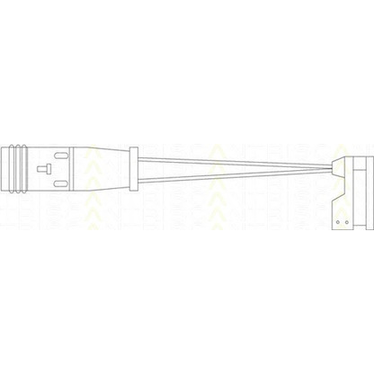 Foto Warnkontakt, Bremsbelagverschleiß TRISCAN 811510010