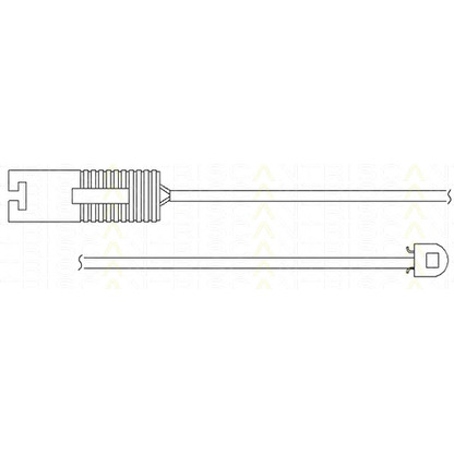 Foto Warnkontakt, Bremsbelagverschleiß TRISCAN 811511009