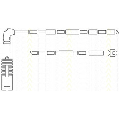 Foto Contacto de aviso, desgaste de los frenos TRISCAN 811511018