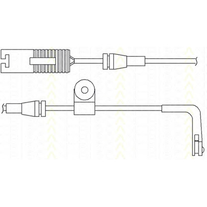 Zdjęcie Styk ostrzegwaczy, zużycie okładzin hamulcowych TRISCAN 811511022