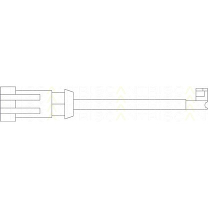 Foto Warnkontaktsatz, Bremsbelagverschleiß TRISCAN 811515001