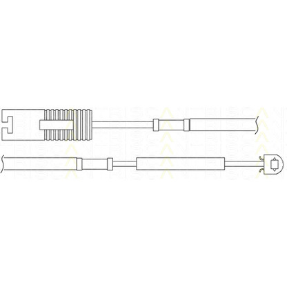 Photo Warning Contact, brake pad wear TRISCAN 811517001