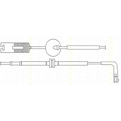 Фото Сигнализатор, износ тормозных колодок TRISCAN 811517002