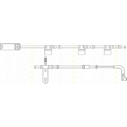 Zdjęcie Styk ostrzegwaczy, zużycie okładzin hamulcowych TRISCAN 811517013