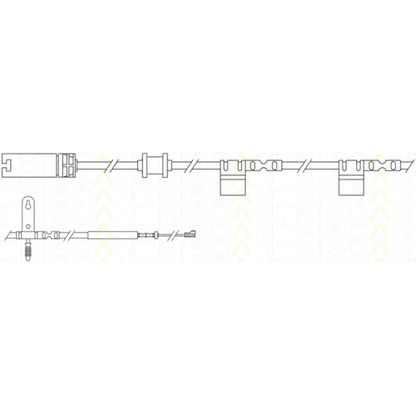 Foto Contacto de aviso, desgaste de los frenos TRISCAN 811517018