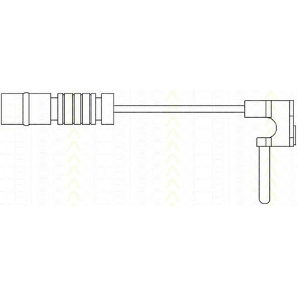 Photo Warning Contact Set, brake pad wear TRISCAN 811523002