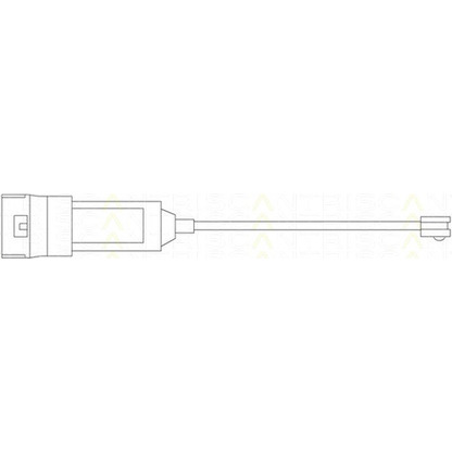 Zdjęcie Styk ostrzegwaczy, zużycie okładzin hamulcowych TRISCAN 811529002