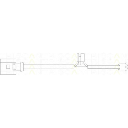 Photo Warning Contact, brake pad wear TRISCAN 811529005