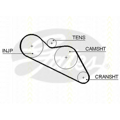 Photo Timing Belt TRISCAN 86455114