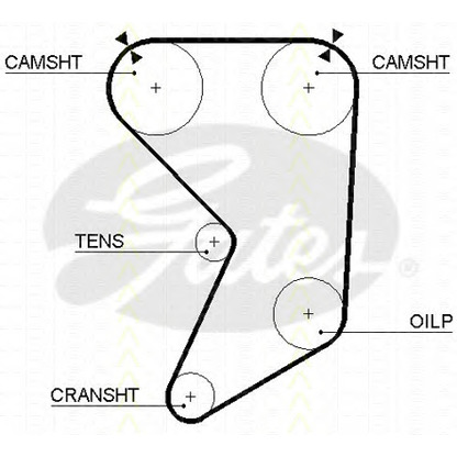 Photo Timing Belt TRISCAN 86455196