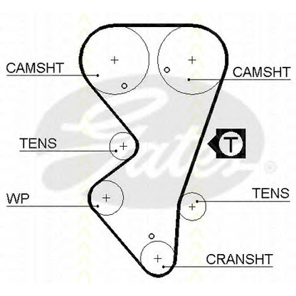 Photo Timing Belt TRISCAN 86455206