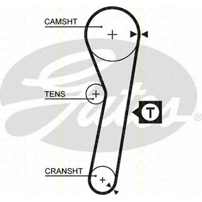 Photo Timing Belt Kit TRISCAN 864741001