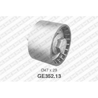 Photo Deflection/Guide Pulley, timing belt SNR GE35213