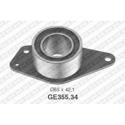 Photo Deflection/Guide Pulley, timing belt SNR GE35534