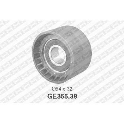 Photo Deflection/Guide Pulley, timing belt SNR GE35539