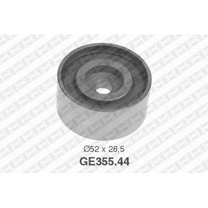 Photo Deflection/Guide Pulley, timing belt SNR GE35544