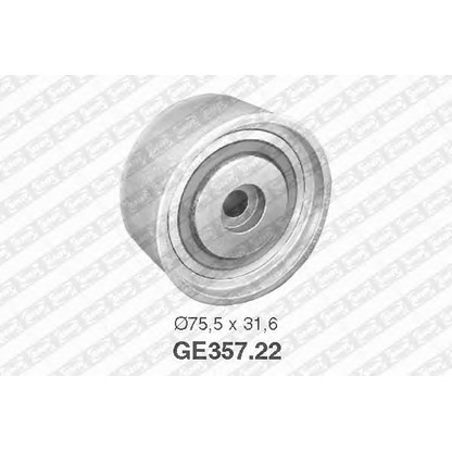 Photo Deflection/Guide Pulley, timing belt SNR GE35722