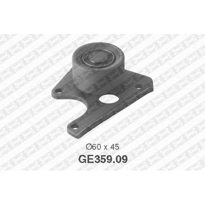 Photo Deflection/Guide Pulley, timing belt SNR GE35909
