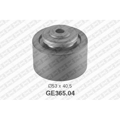 Photo Deflection/Guide Pulley, timing belt SNR GE36504