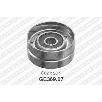 Photo Deflection/Guide Pulley, timing belt SNR GE36907