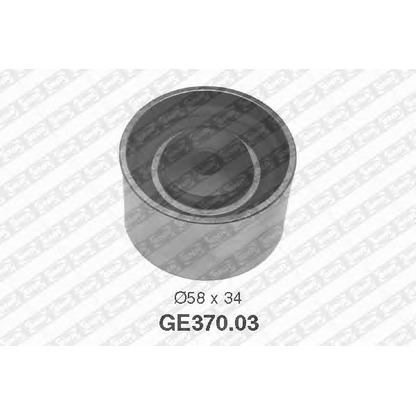 Photo Deflection/Guide Pulley, timing belt SNR GE37003