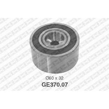 Photo Deflection/Guide Pulley, timing belt SNR GE37007
