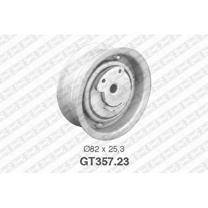 Photo Tensioner Pulley, timing belt SNR GT35723