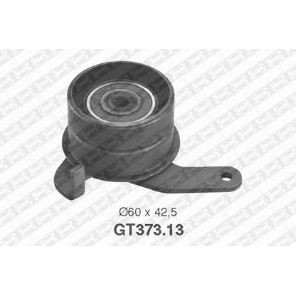 Photo Tensioner Pulley, timing belt SNR GT37313