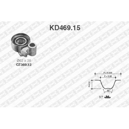 Foto Wellendichtringsatz, Motor SNR KD46915