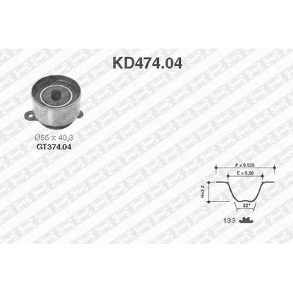 Photo Kit de distribution SNR KD47404