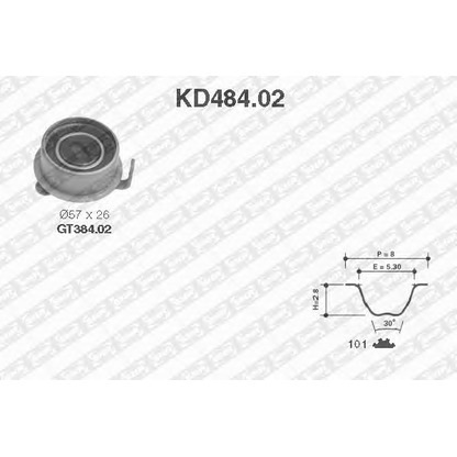 Photo Shaft Seal Set, engine SNR KD48402