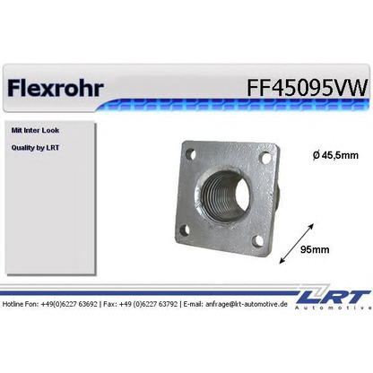 Photo Flex Hose, exhaust system LRT FF45095VW