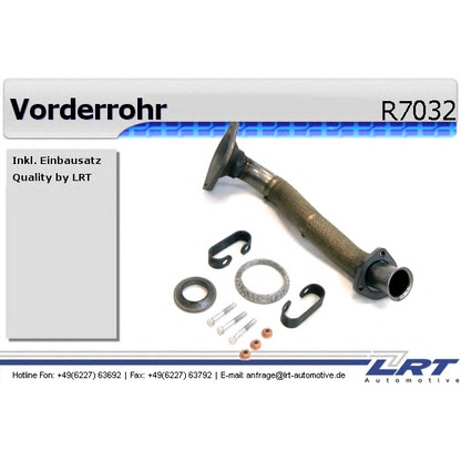 Photo Exhaust Pipe LRT R7032